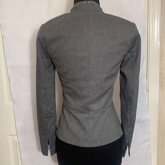 Etcetera Size 0 Black/Gray Jacket, Pit to Pit 17 1/2”, Length 24” New - Picture 10 of 12